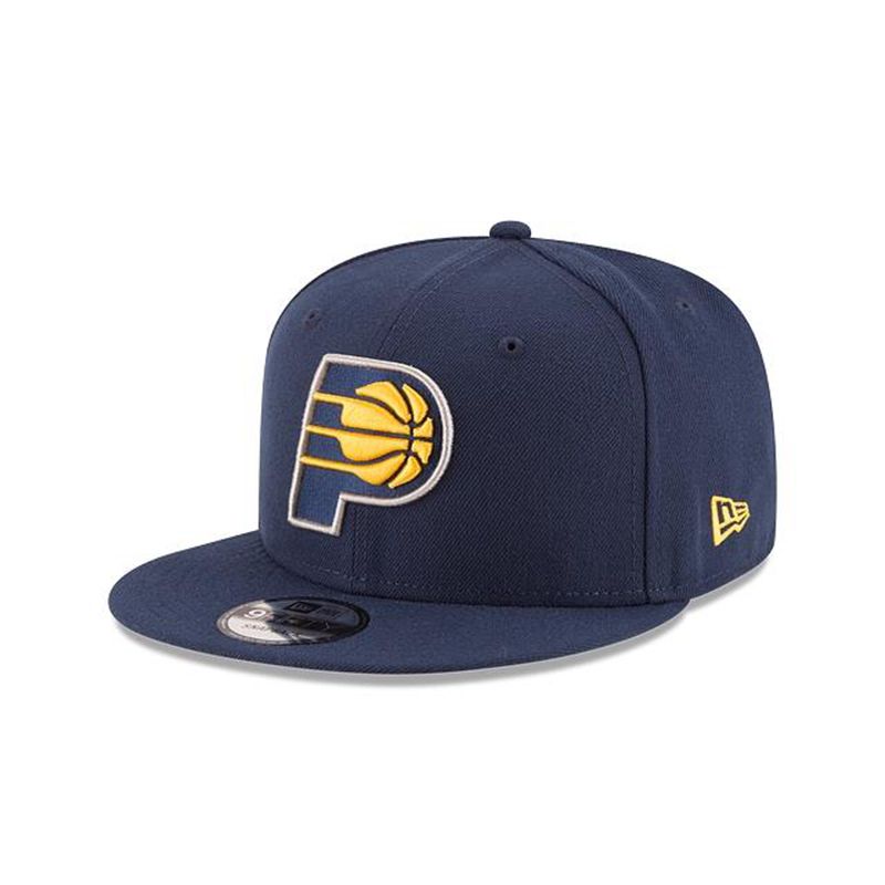 NBA Indiana Pacers Team Color 9Fifty Snapback (XVO3492) - Blue New Era Caps